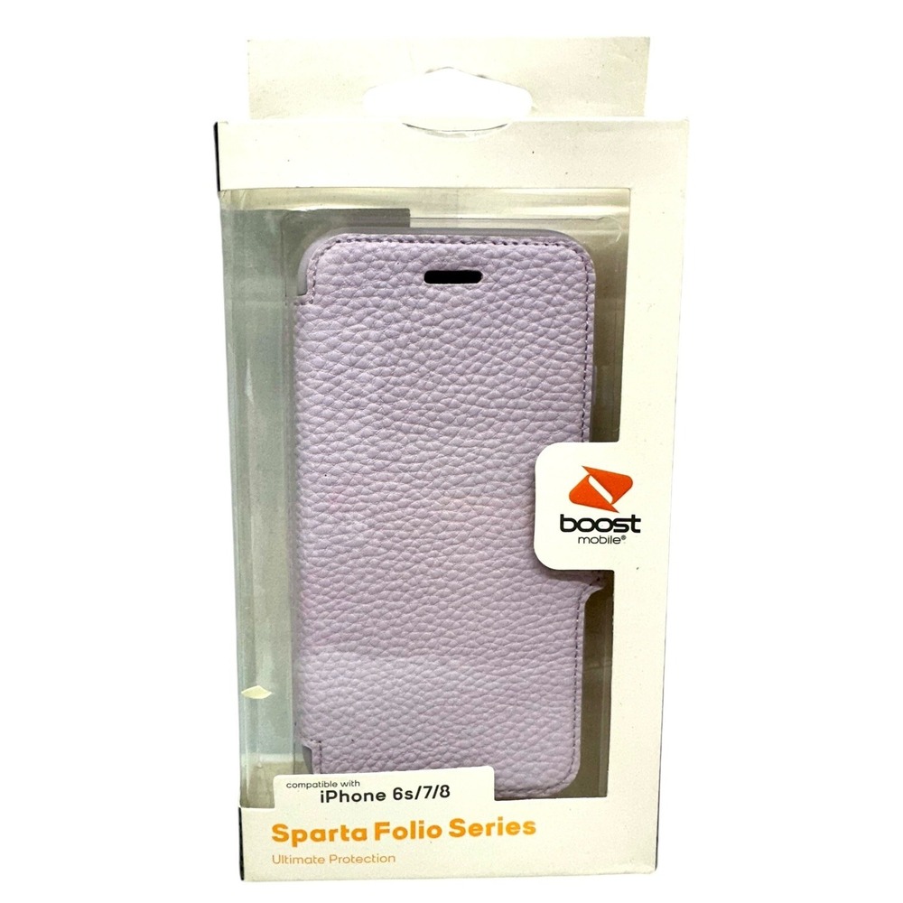 Boost Mobile Sparta Folio Series For iPhone 6s/7/8 Ultimate Protection Case